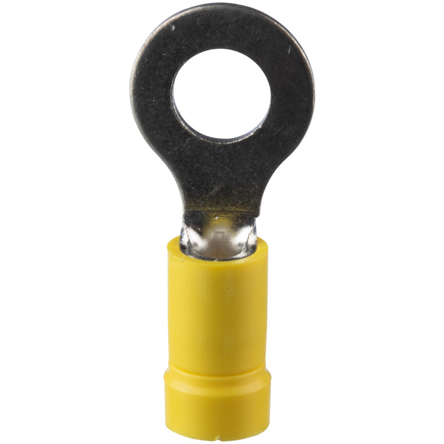 Vinyl-Insulated Ring Terminal, 12 to 10 AWG, 1/4 in. Stud