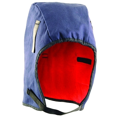 MIRAWARM Fleece Lined Cotton Twill Winter Liner, Navy/Red, 2-Layers Classic, Mid Length, FR