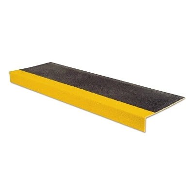 SafeStep Anti-Slip Step Edges, 10 in x 48 in, Black/Yellow
