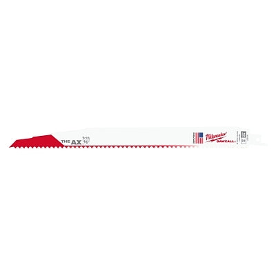 High Performance Bi-Metal Sawzall Blade, 12 in x 1 in, 5/8 TPI, 5 per Pouch