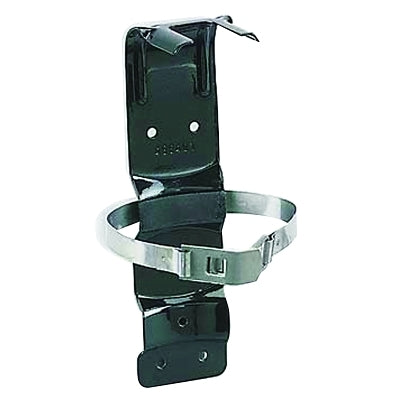 Fire Extinguisher Bracket, Metal, Black, 4 to 5 lb