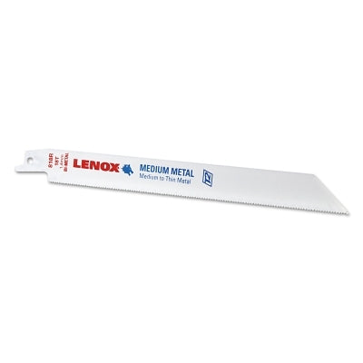 Metal Cutting Reciprocating Saw Blade, 8 in L x 3/4 in W x 0.035 in Thick, 18 TPI, 5 EA/PK