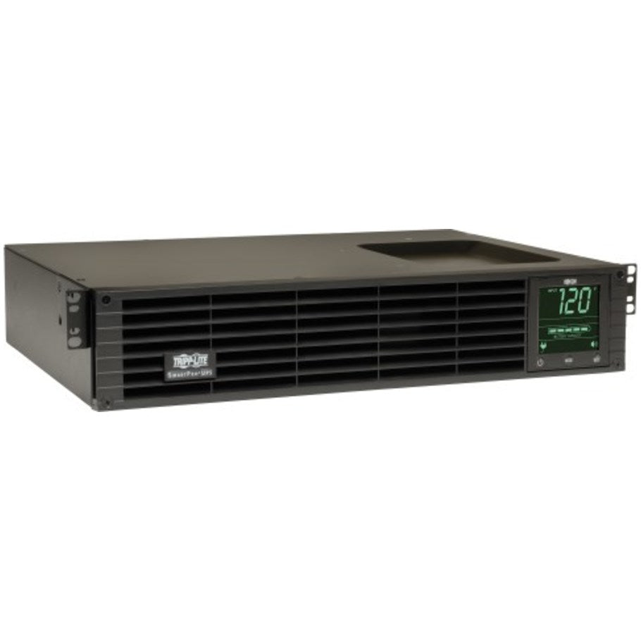 Uninterruptible Power Supply, (8) NEMA 5-15R, NEMA 5-15P, 570 J Rated, 1500 VA VA Rating, 120 V, 12 A, 1350 W, 2 RU