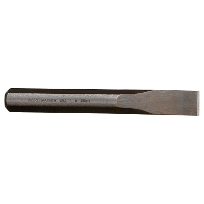Cold Chisel, 8 in Long, 1 in Cut Width, Black Oxide