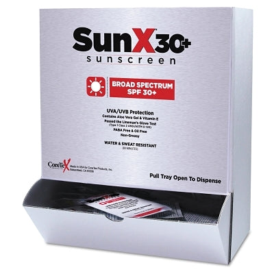 SunX30 Sunscreen Lotion Packet, 25 per Box