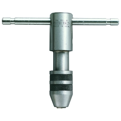 Reversible Ratchet Tap Wrench, 3-1/2 in Length, No. 0 to 1/4 in Tap Size
