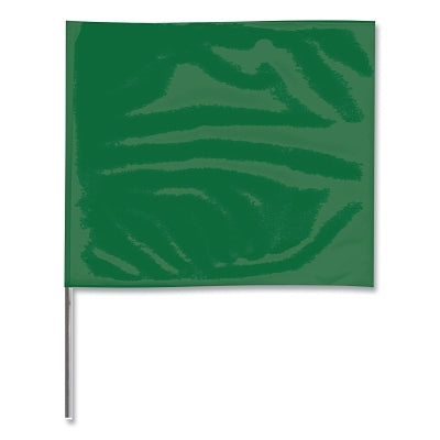 Stake Flag, 2 in x 3 in, 21 in H, Green