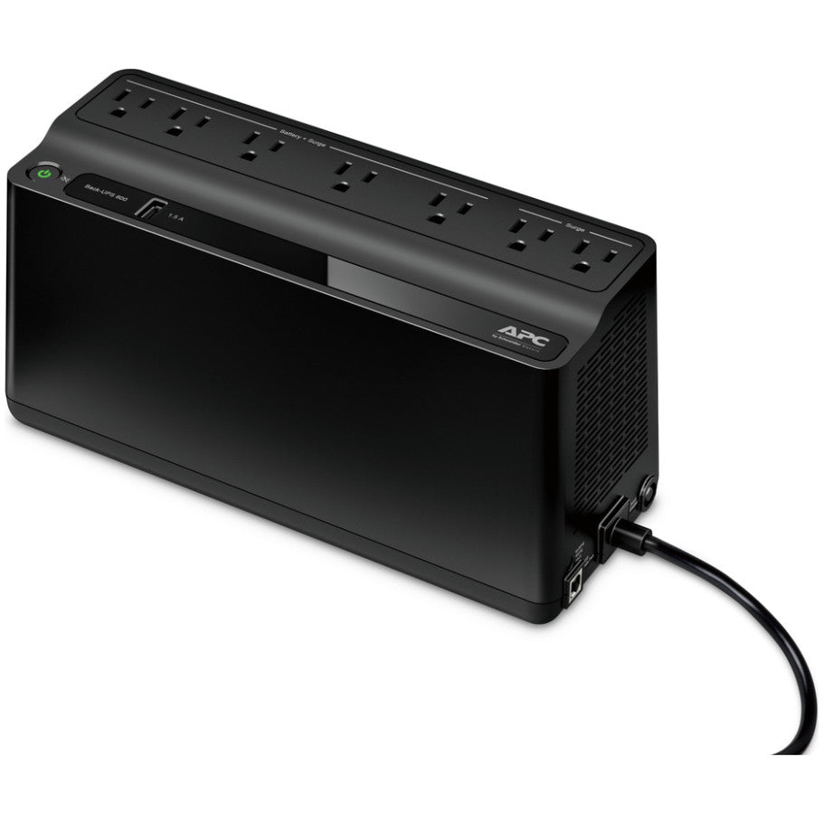 APC Back-UPS BE600M1, 600VA, 120V,1 USB charging port BE600M1