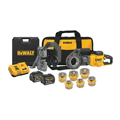 FLEXVOLT 60V MAX* Cordless Pipe Threader Kit with Die Heads, 1/2 in to 2 in