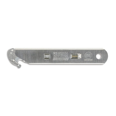 KS Series Safety Cutter, 5-5/8 in L, Curved Blade, Stainless Steel, Silver