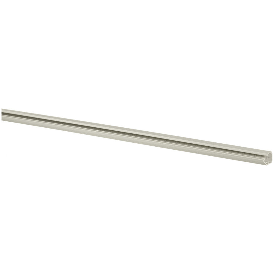 Office White, (PP1) Single-Channel, Non-Metallic Raceway with Adhesive, Latching, 7 FT