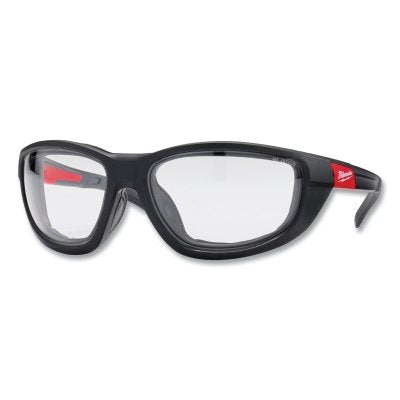 High Performance Safety Glasses with Gasket, Clear, Polybag