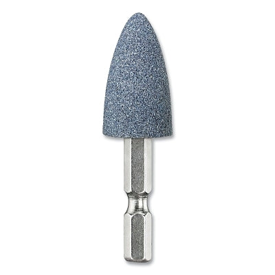 Grinding Point, Conical, 3/4 in dia, 1-1/4 in L, 1/4 in Hex Shank