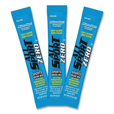 ZERO Drink Mix Powder Sticks , Blue Raz, 500 EA/CA