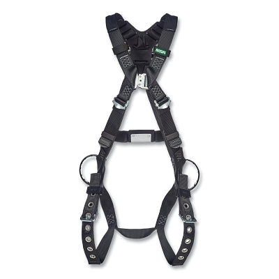 V-FORM Arc Flash Harness, Back/Hips Loop, Extra Large, Tounge Buckle Leg Straps
