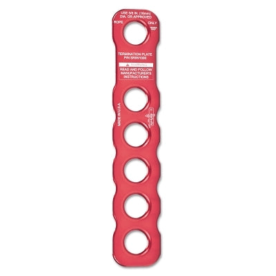 Rope Termination Plate, Blue, 5/8 in