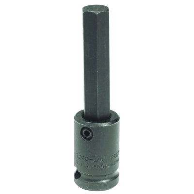 Impact Socket Bits, 3/8 in Drive, 1/4 in Tip