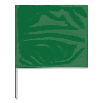 Stake Flag, 4 in x 5 in, 21 in H, Green