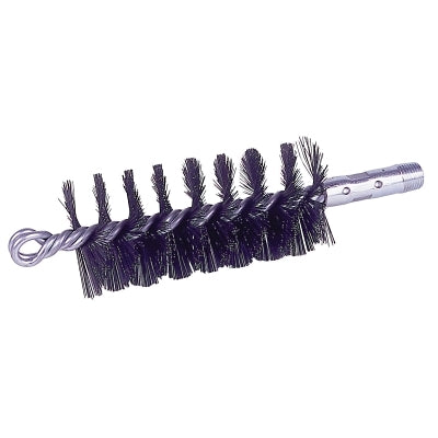 Flue Brush, 4 in, Single Spiral, .012 in Steel Fill