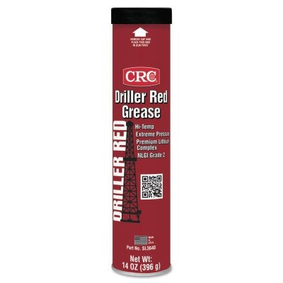 Driller Red Grease, 14 oz Cartridge, 14 wt oz, NLGI Grade 2