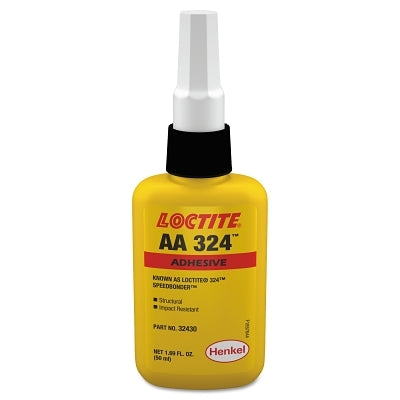 324 Speedbonder Structural Adhesive, High Impact, 50 mL, Bottle, Amber