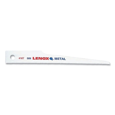Wood Bi-Metal Reciprocating Saw Blade, 4 in L, Bi-Metal