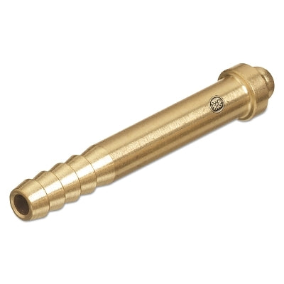 Inert Arc Nipples, 200 PSIG, Brass, 2 in, 3/16 in Hose ID