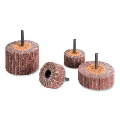3M 051115-42543 Buff and Blend Combi-Wheel, 2 in dia x 1/4 in Arbor, Medium, 15000 RPM