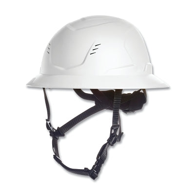 V-Gard H2 Safety Helmet, Type II, Full Brim, Rachet Suspension, Vented, Mips System, White