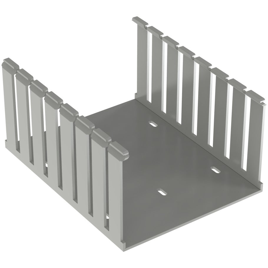 Lead-Free PVC Type G Wide Slot Wiring Duct, 6 w x 4 in. h