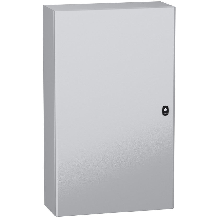 Wall mounted steel enclosure, PanelSeT S3DC, plain door, without plain chasis, 1000x600x250mm, IP66, IK10
