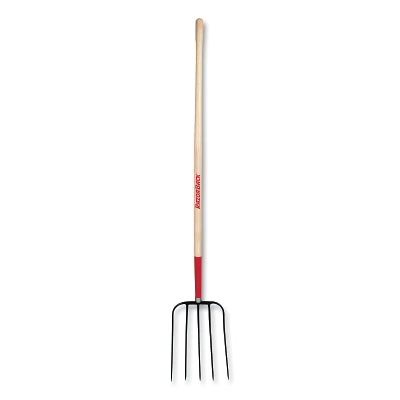 Manure Fork, 5 Tine, Oval Point, 54 in Handle