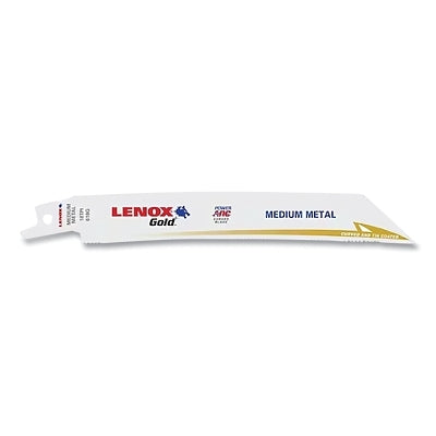 Gold Power Arc Curved Reciprocating Saw Blade, 8 in L x 3/4 in W x 0.035 in Thick, 24 TPI, Metal