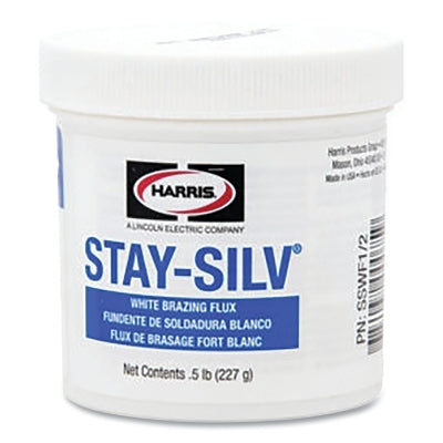 Stay-Silv Brazing Flux, 1/2 lb Jar, White