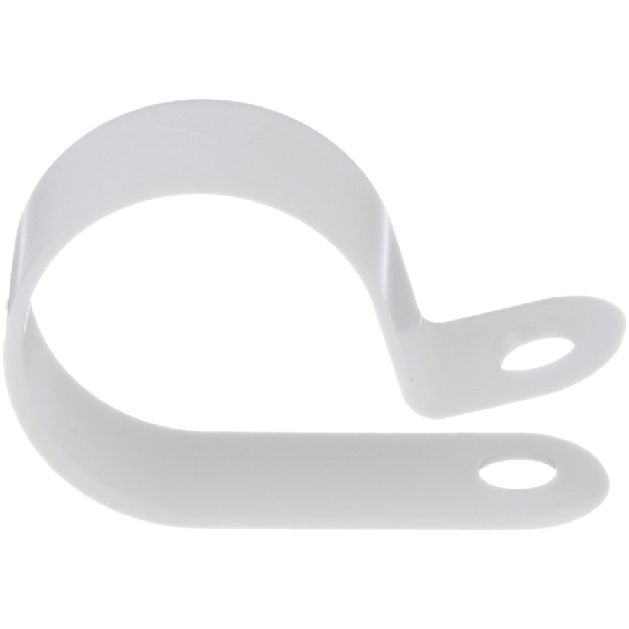 Natural Nylon Cable Clamps With No. 10 (M5) Screw Hole, 1.00 in. Bundle Diameter (100)