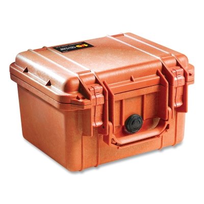 Protector Case Series Small Case, 1300NF/WL, 0.23 ft, 9.17 in L x 7.00 in W x 6.12 in H Interior, Orange