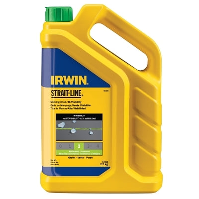 Hi-Visibility Marking Chalk, 5 lb, Hi Vis Green