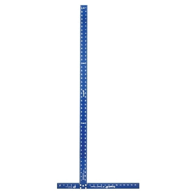 T-Square, Drywall, 48 in, Aluminum, Blue