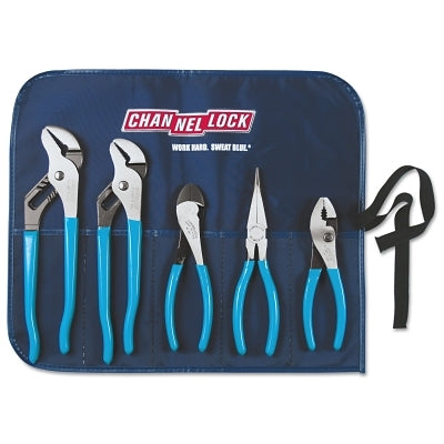 Tool Roll -3, Flat Jaw, High Carbon Steel, 5 Piece Plier Kit