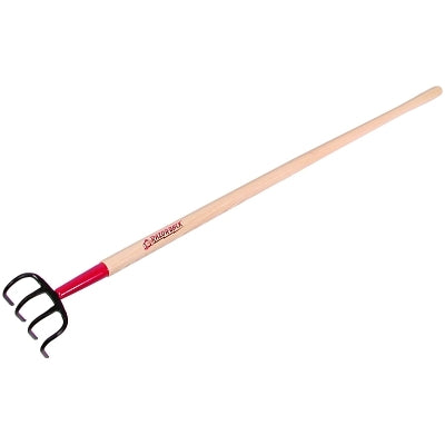 Cultivators, 4-curved/round tine, 54 in White Ash handle