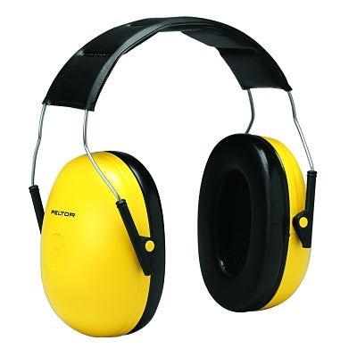 3M H9A PELTOR Optime 98 Earmuff, 25 dB NRR, Yellow, Over-the-Head