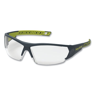 MX250 Safety Glasses, Clear, TruShield, Gray/Lime, Panoramic Lens