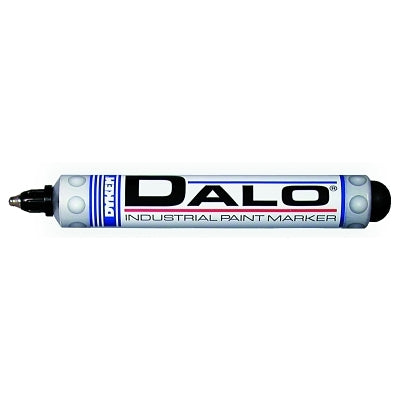 DALO Industrial Steel Tip Paint Marker, Black, Medium