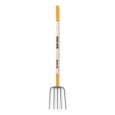 Manure and Bedding Fork, 5 Tine, Oval Point, 48 in Handle