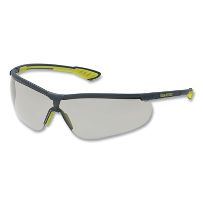 VS250 Anti-Fog Safety Glasses, Variomatic Dark, TruShield, Gray/Lime
