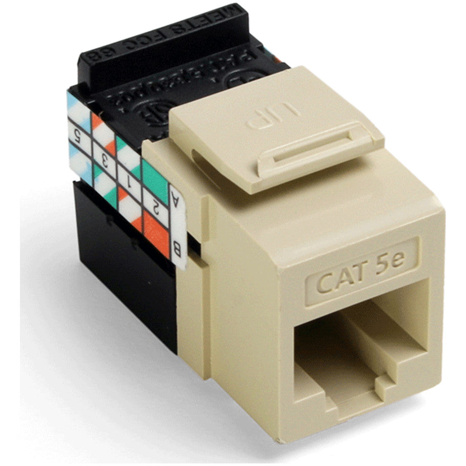 GIGAMAX Cat 5e QUICKPORT Jack, Ivory