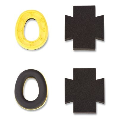 V-Gard Hygiene Kit for Helmet Mounted Earmuff, Pair of Cushions, Pair of Inserts, Medium, 27 dB