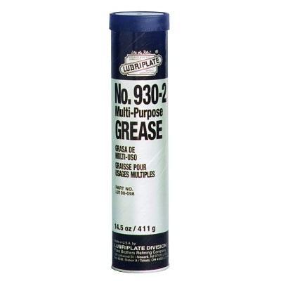 930 Series Multi-Purpose Grease, 14 1/2 oz, Cartridge, NLGI Grade 2