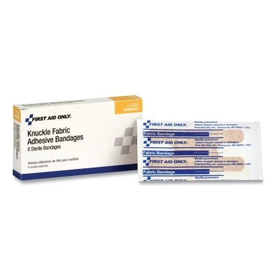 Fabric Bandage, 1-1/2 in x 3 in, Knuckle Bandages, 8/Box