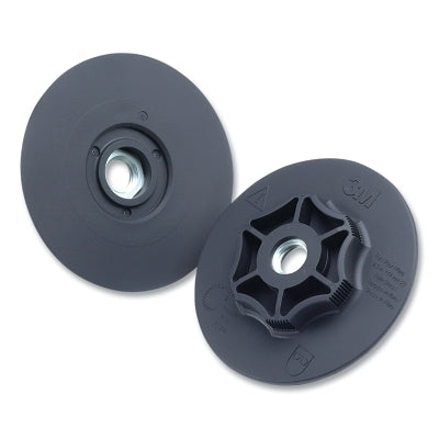 3M 051111-56573 Fibre Disc Back-up Pad, 4-1/2 in dia, TN Quick Change, Retainer Nut, 13,300 RPM